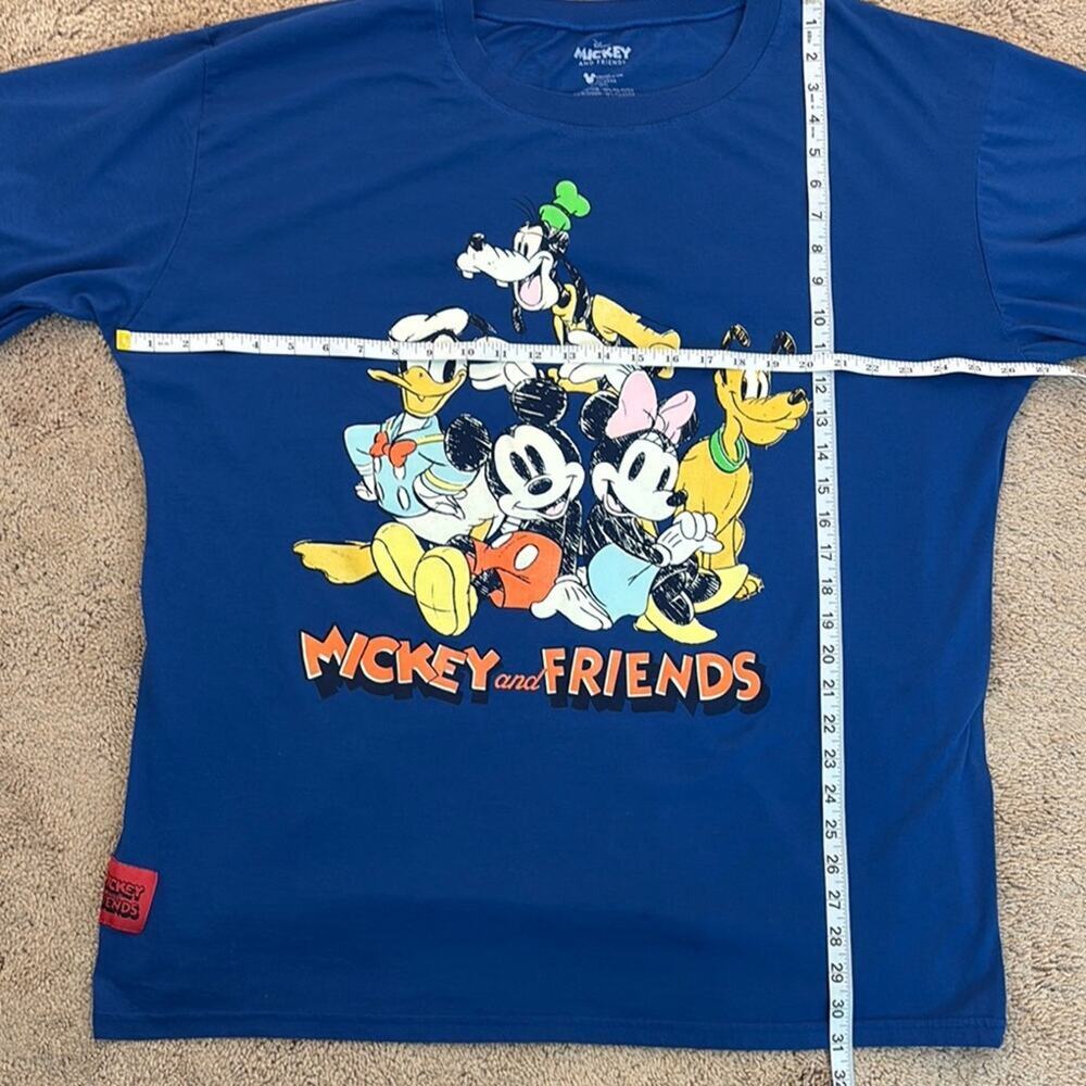 Disney Blue Mickey & Friends Short Sleeve Tee XXXL (21) - Picture 5 of 6